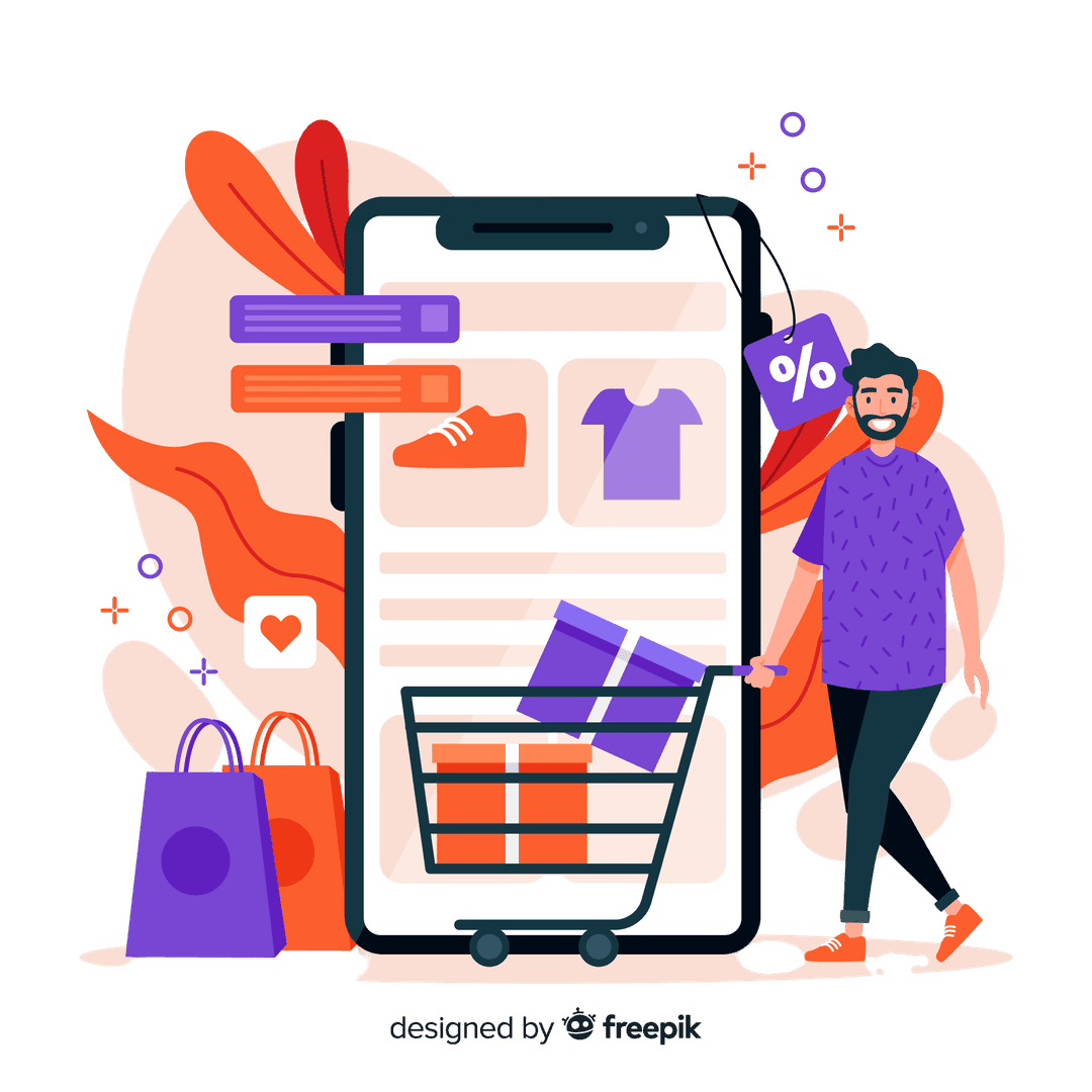 Retail & E-Commerce Illustration